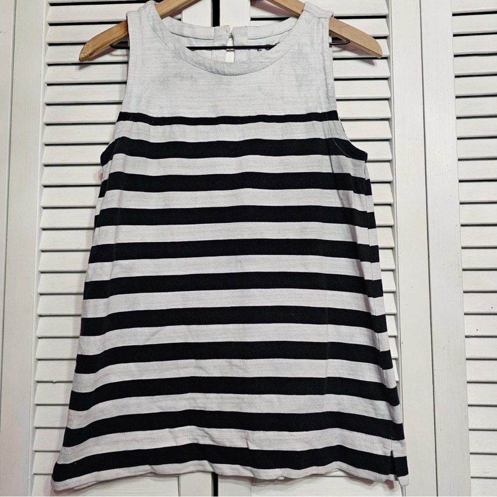 Loft - Navy‎ Striped Top